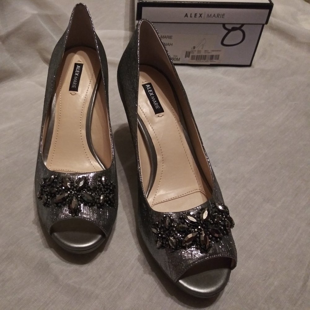 Alex Marie sz 8 Ceylon Juliannah Open Toe Shoe - Picture 1 of 15
